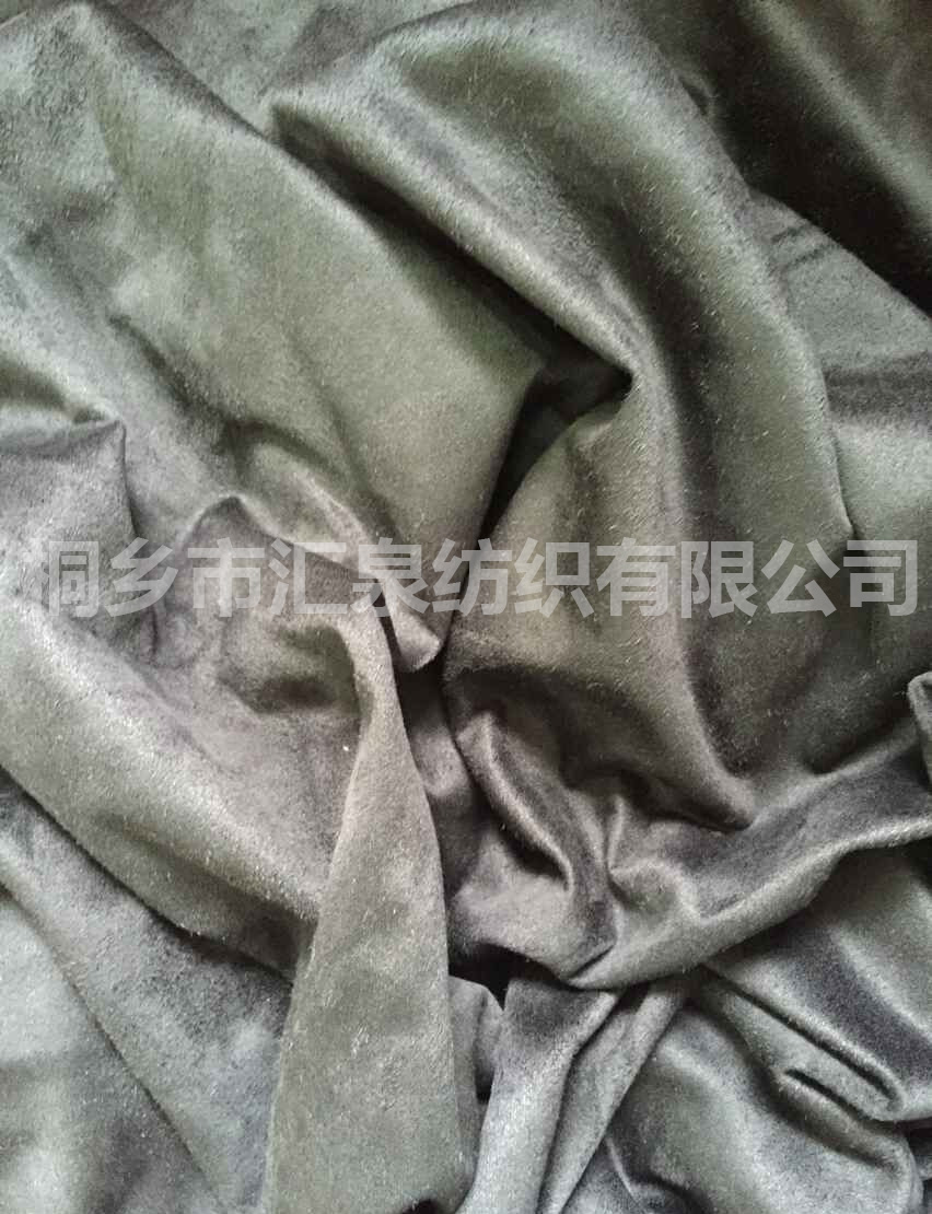 黑丝纬编麂皮绒