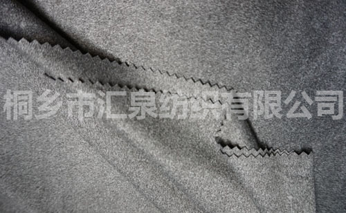 色织染色纬编麂皮绒